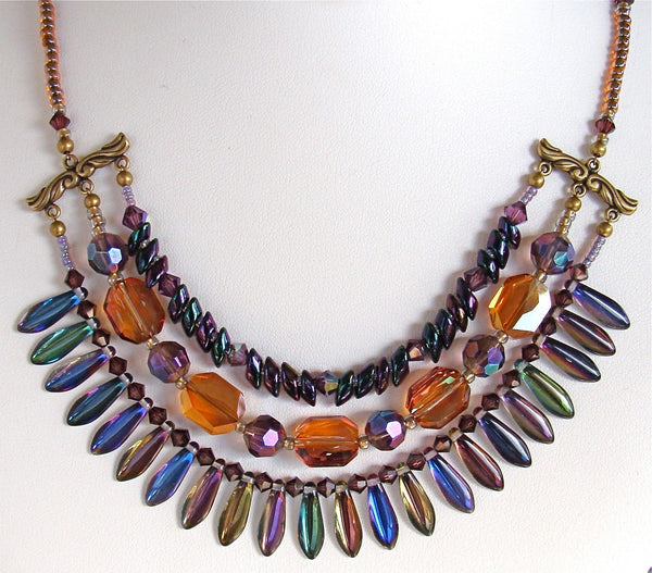 17 inch Crystal Collar Necklace