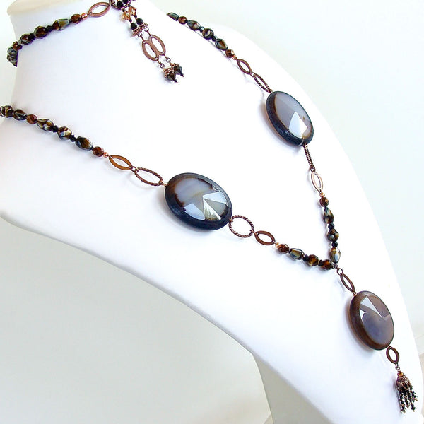 Agate Druzy Necklace
