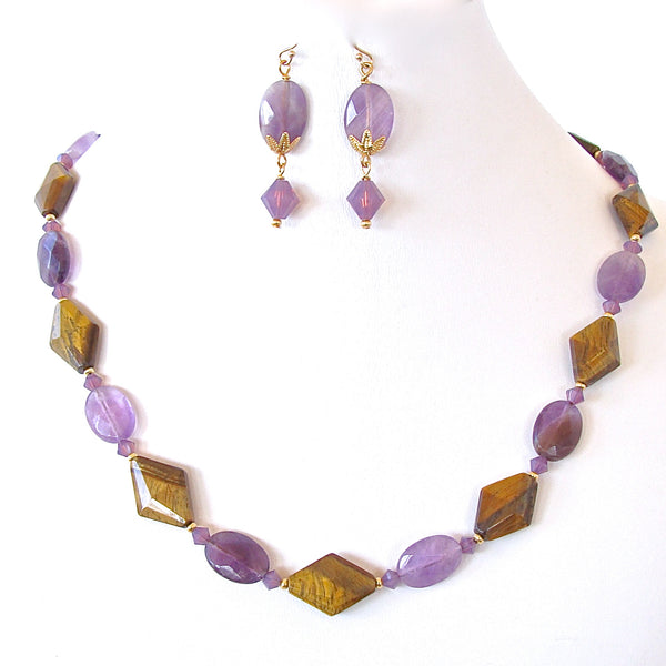 Zenith: Handmade Amethyst Necklace Set