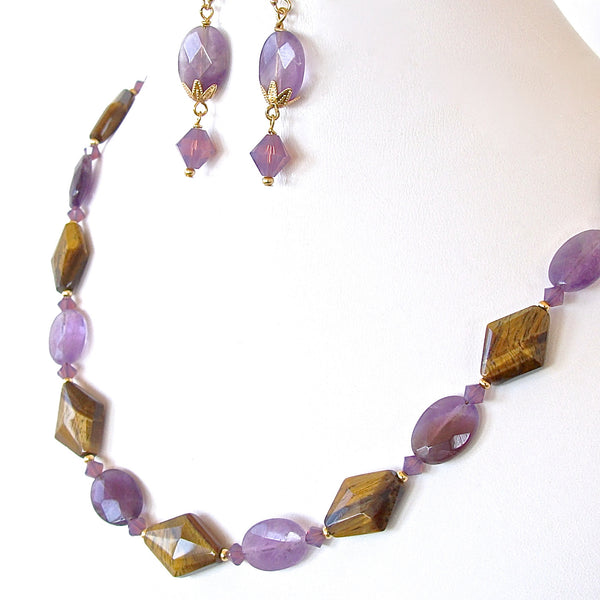 Zenith: Handmade Amethyst Necklace Set