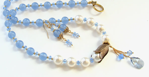 Blue Quartz Necklace