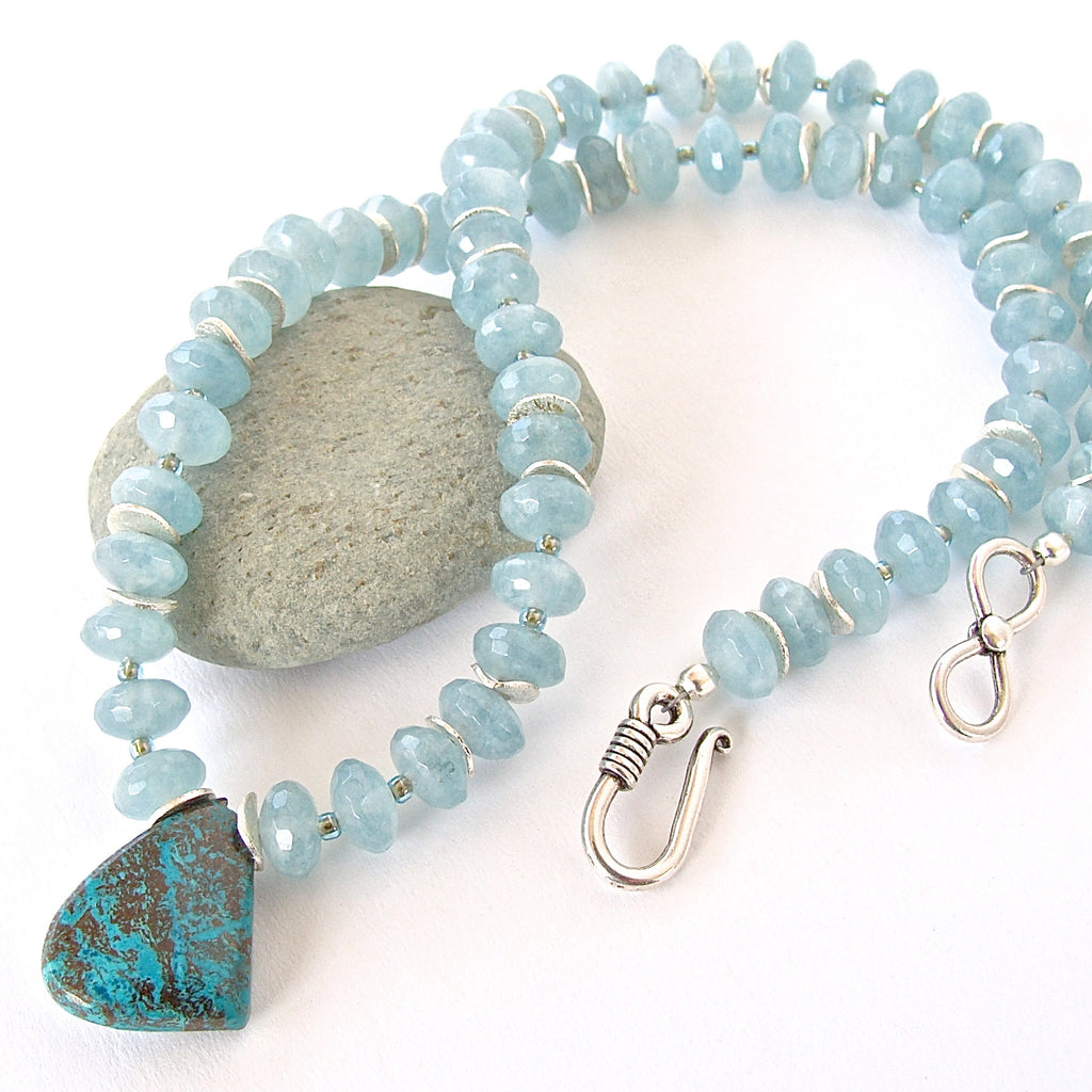 Blue Calcite Necklace