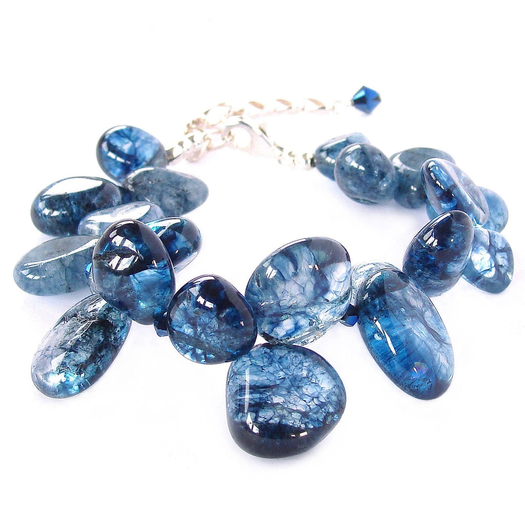 Blue Gemstone Bracelet