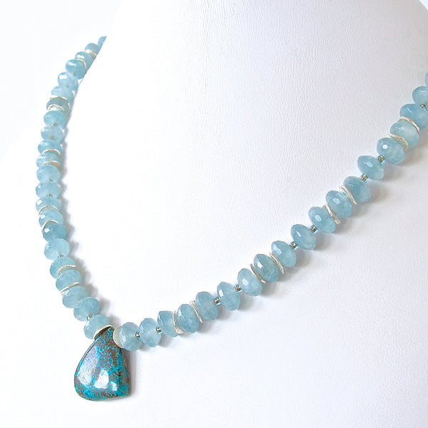 Blue Gemstone Necklace