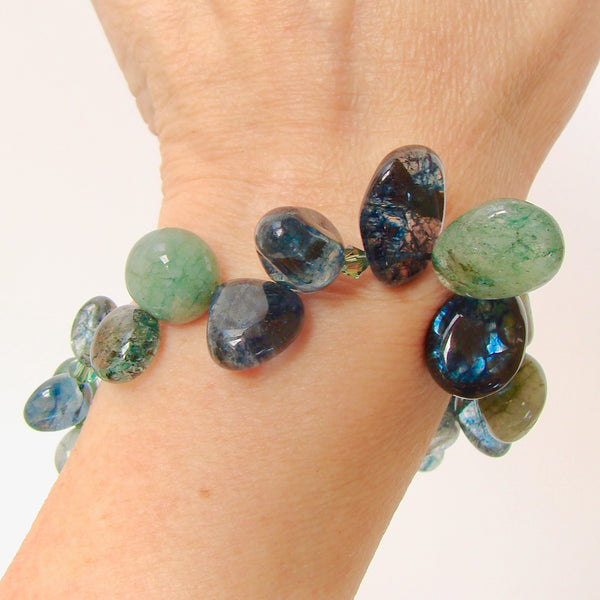 Blue and Green Bracelet