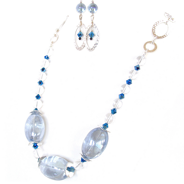 Blue stone necklace