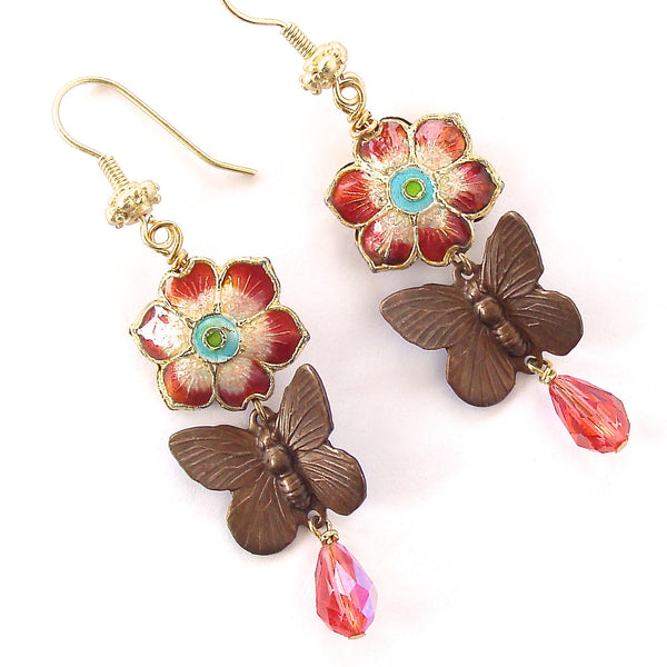 Butterfly earrings