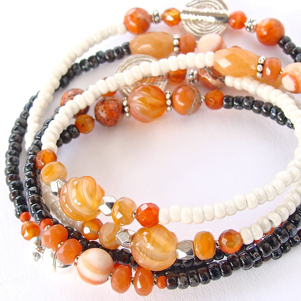 Clementine: Carnelian Bracelet