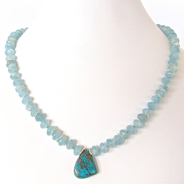 Chrysocolla Pendant Necklace