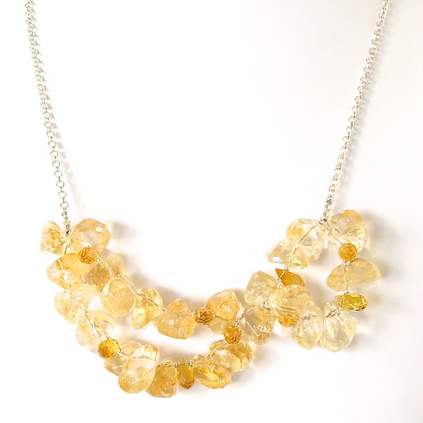 Chunky Citrine Necklace
