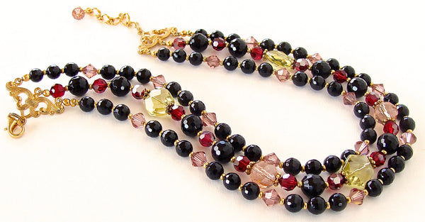 Crystal Beaded Choker