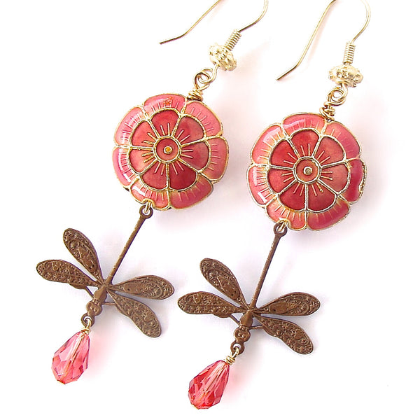 Dragonfly earrings