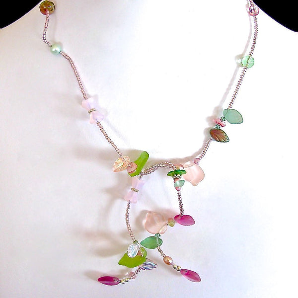 Floral bridesmaid necklace