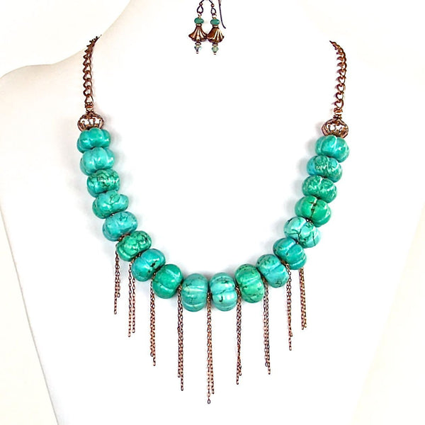 Fringe Boho Statement Necklace