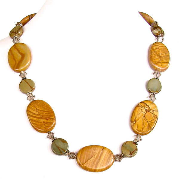 Sandstorm: 22.5" Gemstone Bead Necklace