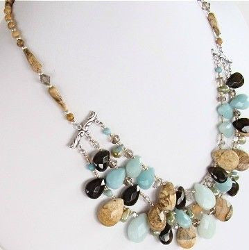Gemstone Statement Necklace