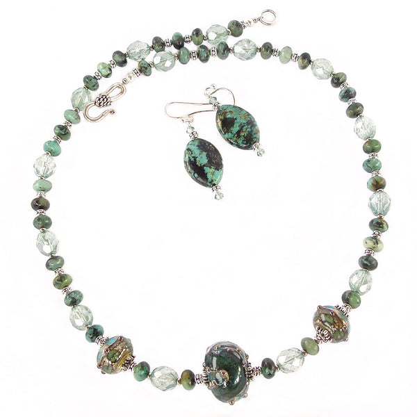 Green Glass Necklace
