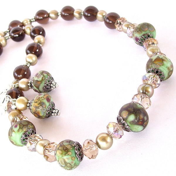 Green Glass Necklace