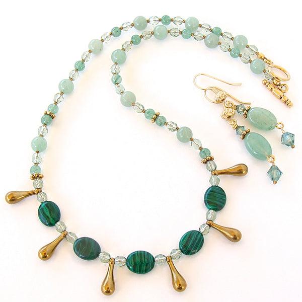 Green aventurine necklace