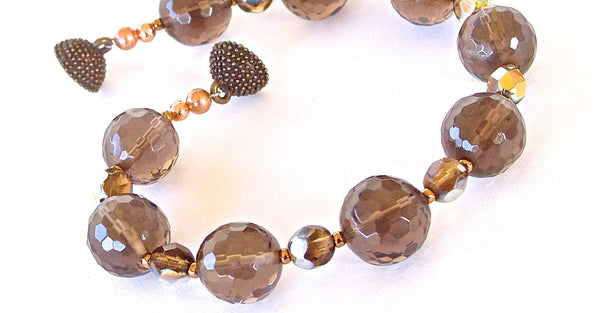 Handmade Smoky Quartz Bracelet