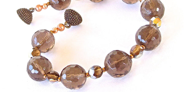 Handmade Smoky Quartz Bracelet