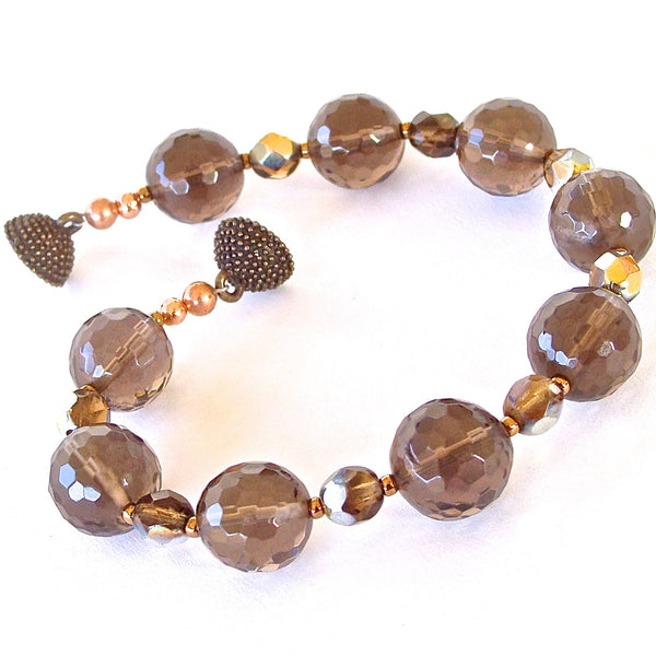 Handmade Smoky Quartz Bracelet