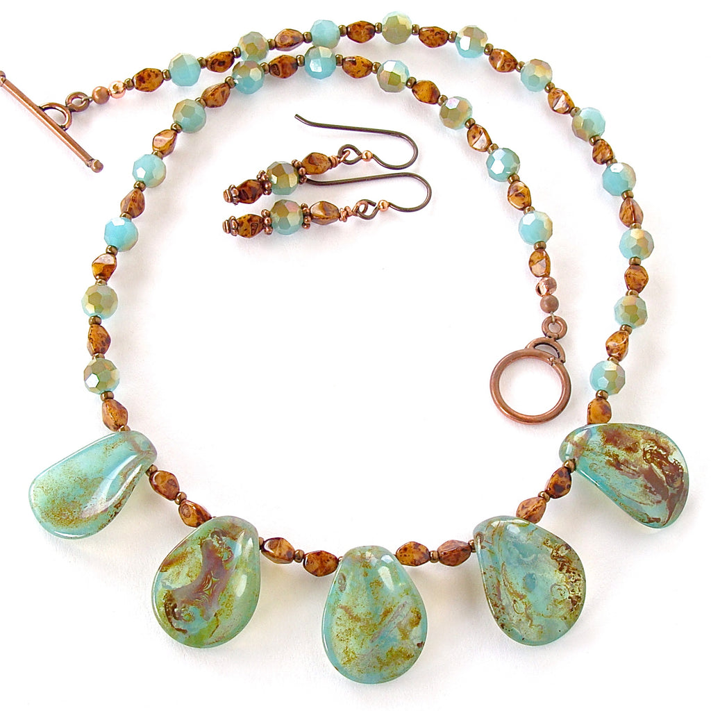 Handmade earth tone jewelry