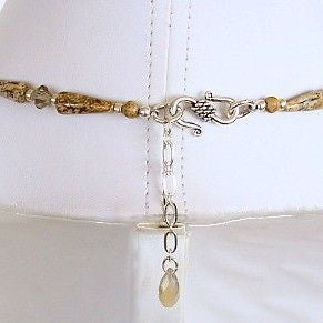 Cameron: 18" Gemstone Bib Necklace