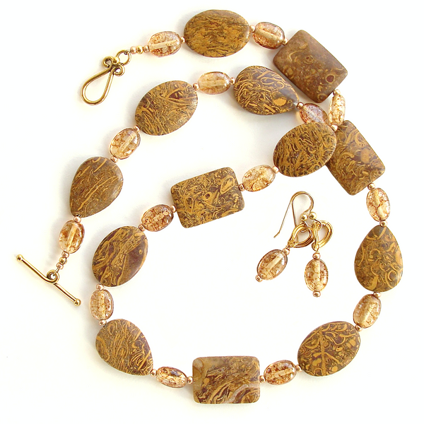 Jasper Necklace Set