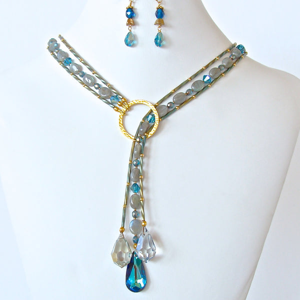 Moonshine: Labradorite Crystal Necklace