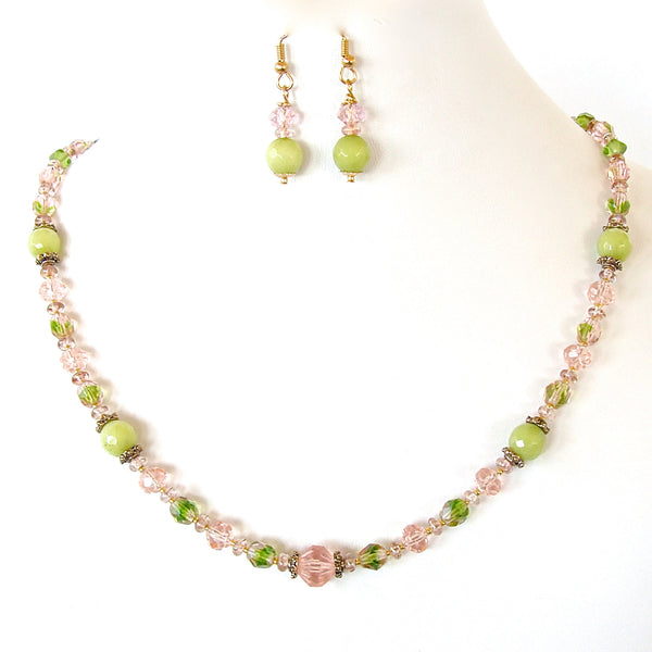 Sweet Pea: Pink and Green Jewelry