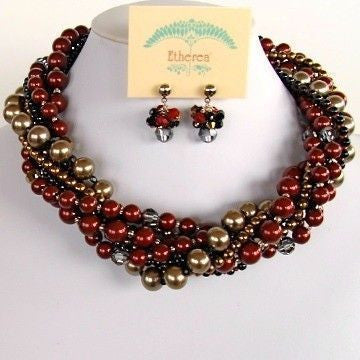 Multi Strand Pearl Necklace