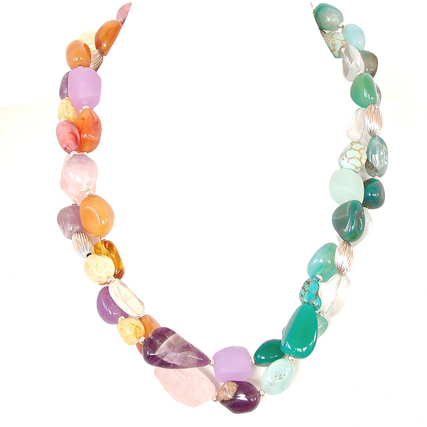 Multicolor Stone Necklace