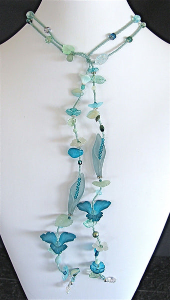 Nautical Lariat Necklace Inspired by the North Atlantic