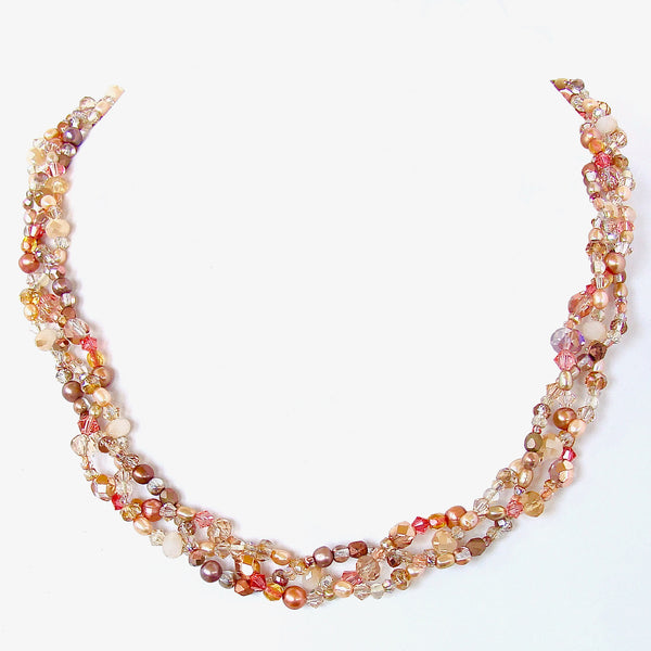 Pearl and Crystal Necklace