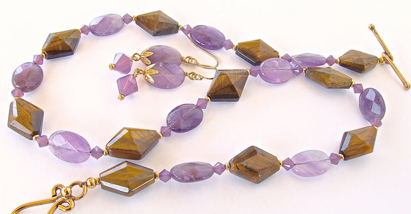 Zenith: Handmade Amethyst Necklace Set