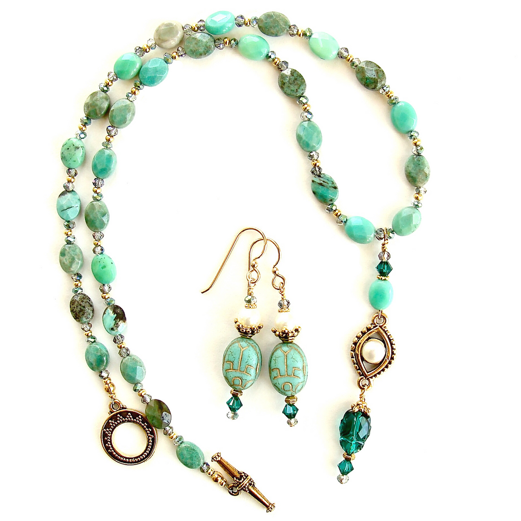 Scarab Necklace Set