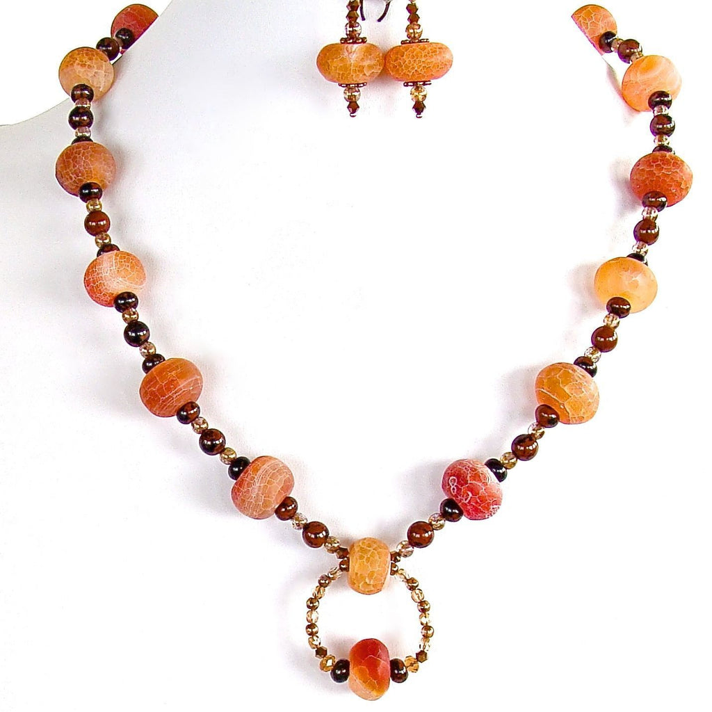 Semi-precious Jewelry in Orange