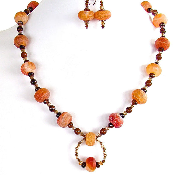 Semi-precious Jewelry in Orange