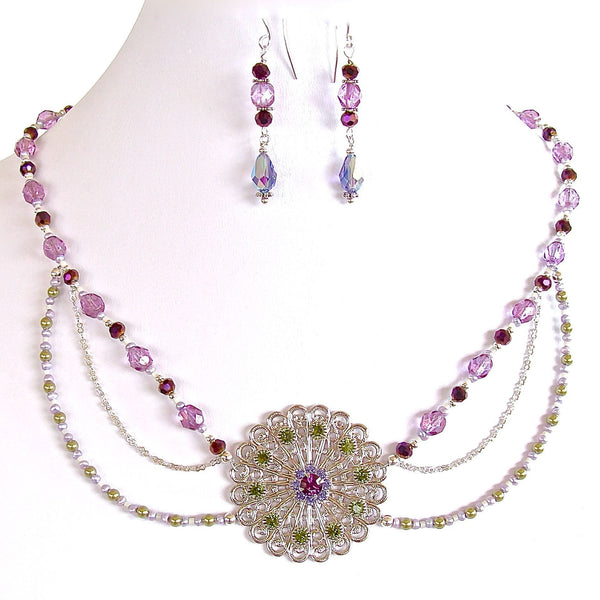 Swarovski Crystal Necklace Set