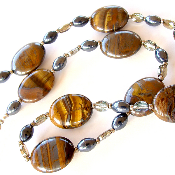 Tiger Iron Necklace