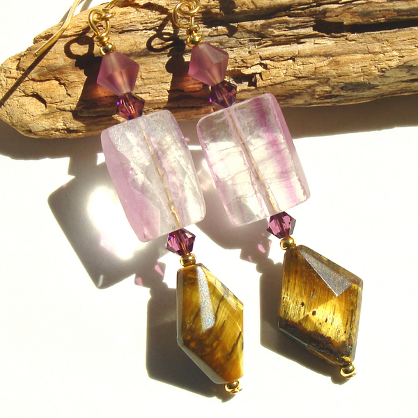 Tigers Eye Earrings