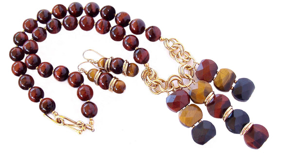 Tigers eye necklace