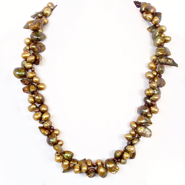 Twisted Pearl Necklace