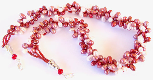 Twisted Pearl Necklace