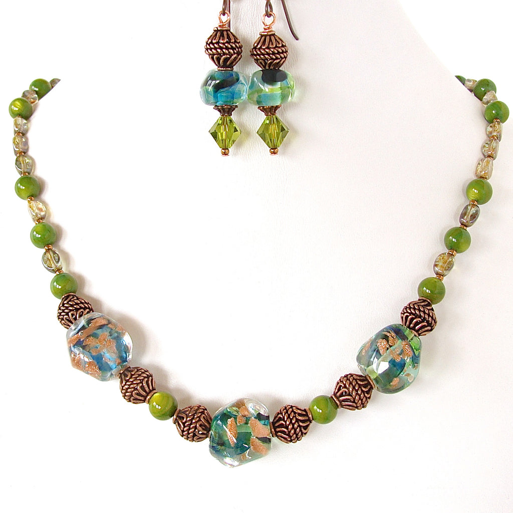 Unique handmade jewelry with art glass