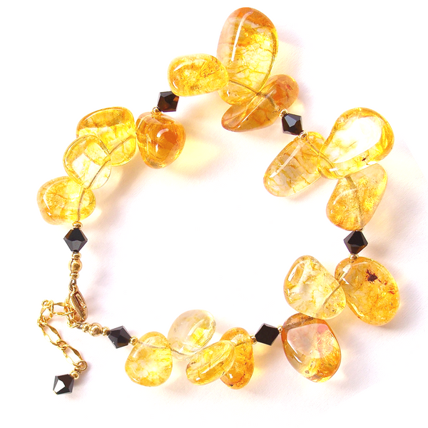 Yellow and Black Bracelet