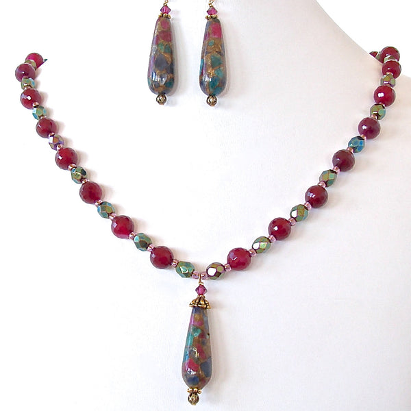 Tapestry: Jewel Tone Necklace Set