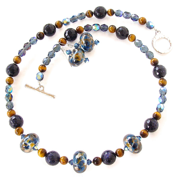 blue stone necklace