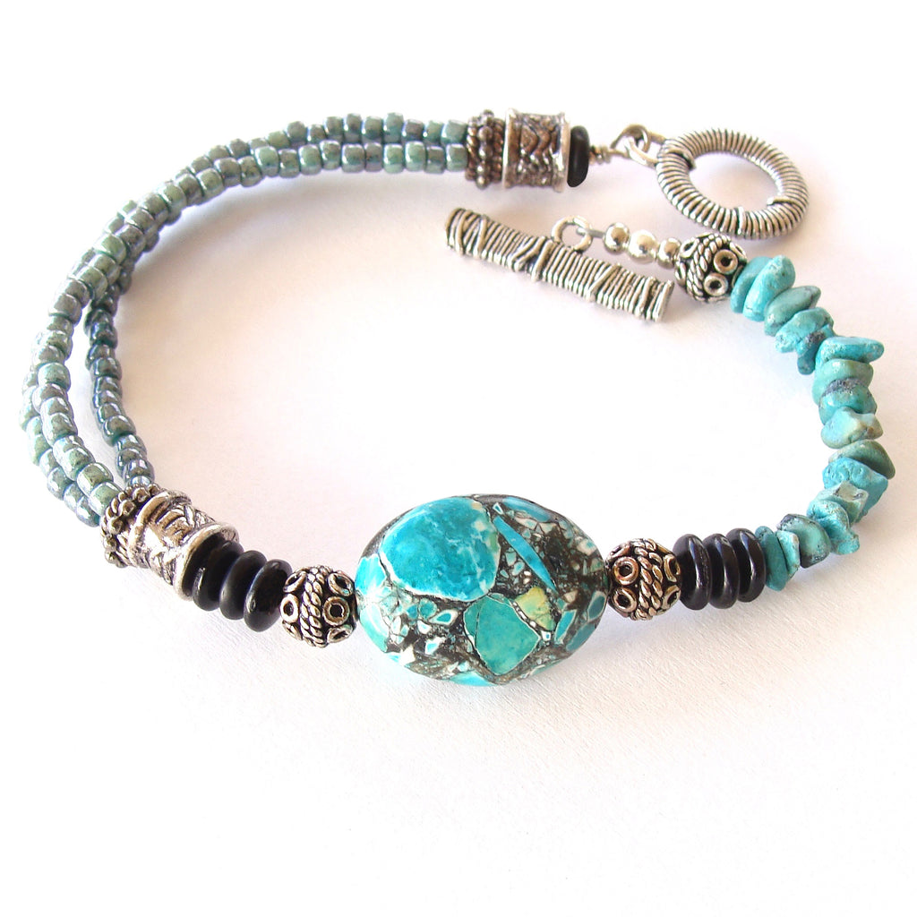 boho beaded bracelet